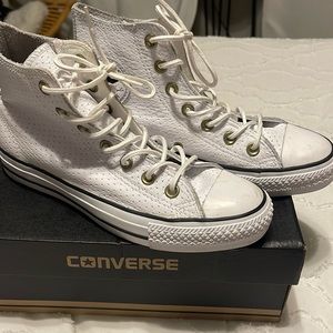White high top Converse
